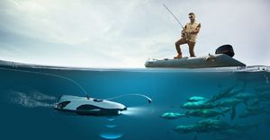 PowerRay — подводный рыбацкий дрон с камерой 4K