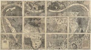 Universalis Cosmographia: карта 1507 года с первым упоминанием об Америке