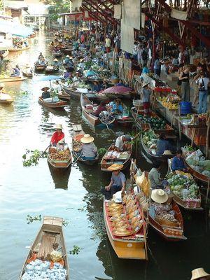 Плавучий рынок Damnoen Saduak | Мир путешествий