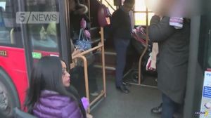 Битва колясок за место в автобусе