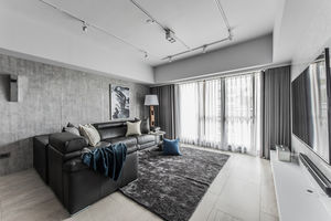Стильная квартира в серых тонах в Тайване