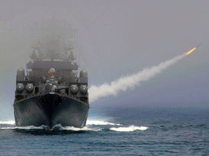 В Азовском море произошел бой между украинским флотом и ополченцами