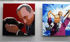 Путин в образе тореадора: как финны видят президента России.