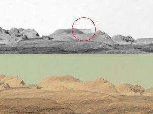 Цензоры NASA стерли с фотографии с Марса прямоугольную загадочную структуру?