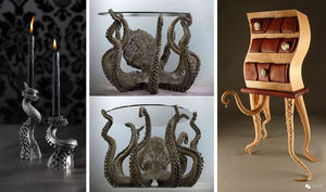 Любовь к осьминогам: 30 идей как выразить ее в декоре