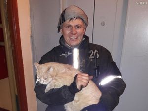 Московские пожарные рассказали о трогательных случаях спасения животных