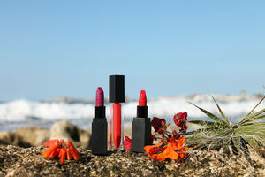 Make Up Store Lipstick #Velvet Plum, #Code Red, Lip Gloss Vintage review, swatches / отзывы.