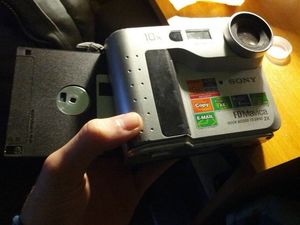 Редкий фотоаппарат с дискетой Sony Digital Mavica