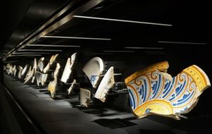 С древними сокровищами, обнаруженными в период строительства метро, можно ознакомиться на выставочной площадке в Риме
