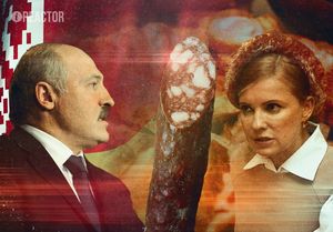 Колбаска Лукашенко встала на пути дружбы Украины и Белоруссии.