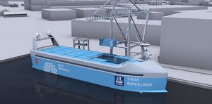 Начато строительство первого в мире грузового судна-робота