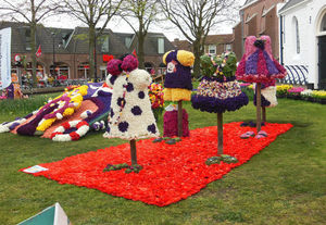Фестиваль цветочных панно и мозаик в Голландии