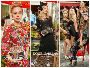Рекламная кампания Dolce&Gabbana осень-зима 2017-2018