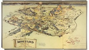 Первая карта «Диснейленда» была продана с аукциона за 708.000$