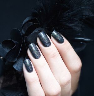 Самый стильный и элегантный маникюр: 15 идей для черного покрытия! Шикарные ногти.