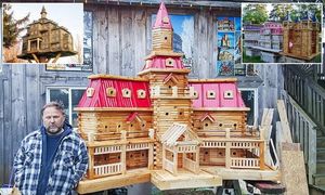 Удивительные дворцы для птиц от канадского плотника