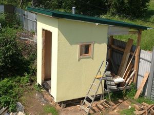 Как я построил туалет на даче этим летом!