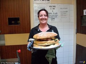 Большая жратва: бургер на 3,5 кг!