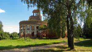 Церковь-ротонда в деревне Черепово