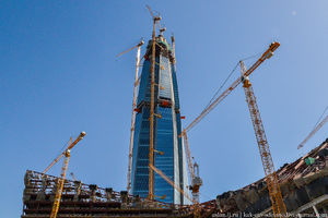 Стройка самого высокого небоскреба в Европе