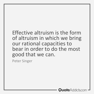 Альтруизм: от эмоций к рациональности