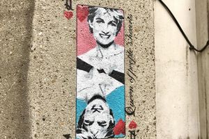 Лондонский уличный художник почтил память принцессы Дианы