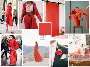 Модные оттенки красного в осеннем сезоне 2017