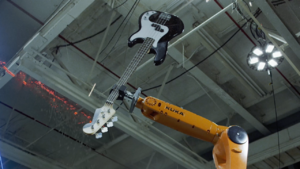 #видео дня | Музыкальная группа, состоящая из промышленных роботов