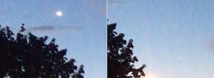 Житель Лондона заснял в небе хаотично перемещающийся и ярко сияющий НЛО-шар