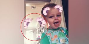 Британка случайно «поймала» в Snapchat призрака, когда снимала сына на видео