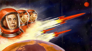 Илон Маск показал полет человека на Марс