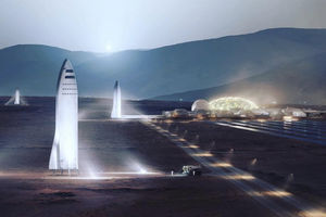 Илон Маск построит базу на Луне и город на Марсе в течение 10 лет