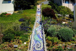Мозаичная лестница в Сан-Франциско | Мир путешествий
