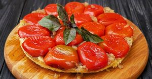 Прованский пирог с помидорами