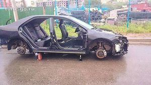 В Хабаровске за пару часов Toyota Camry украли по частям