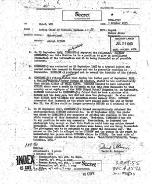 Согласно рассекреченному документу ЦРУ, Гитлер в 1945 году бежал в Латинскую Америку