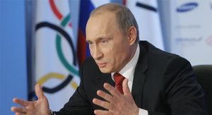 Путин вызвал «олимпийский огонь» на себя