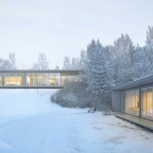 Продвинутая архитектура для холодных зим: одноэтажный дом с модной отделкой