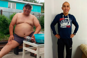 Похудел на 63 кг без фитнеса! Фото до и после