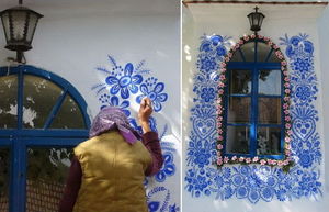 Агнешка Кашпаркова – 90-летняя мастерица, которая разрисовала дома в чешской деревне