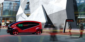 Конкурент Tesla представил беспилотный шаттл для «умных» городов