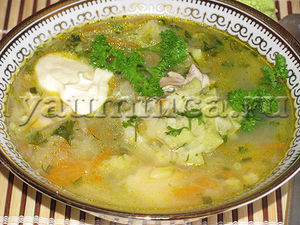 Суп с капустой романеско – рецепт с фото