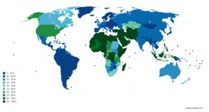 Карта популярности мужского обрезания