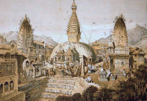 Древняя посадочная площадка кораблей пришельцев в Непале
