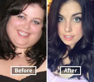 Удивительные фото до и после похудения, показывающие, как потеря веса меняет ваше лицо