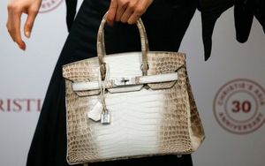 Самой дорогой сумкой в мире стала Hermes Birkins проданная с аукциона за 377.000$