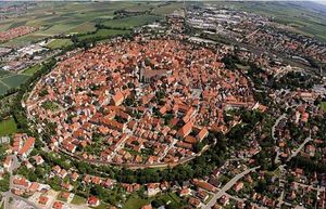 Нёрдлинген – немецкий город, построенный в кратере метеорита