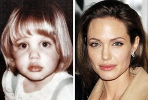 Знаменитые модели и актрисы в детстве и сейчас (24 фото)