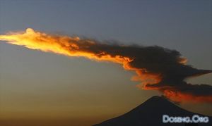Проснулся вулкан Popocatepetl (6 фото)