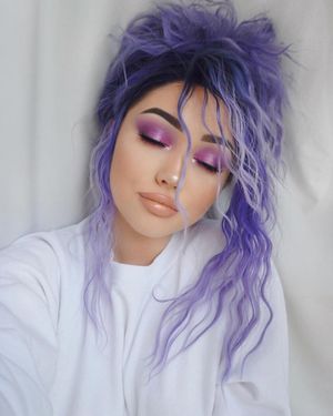 Макияж глаз в фиолетовых тонах — новый модный тренд покоривший Instagram